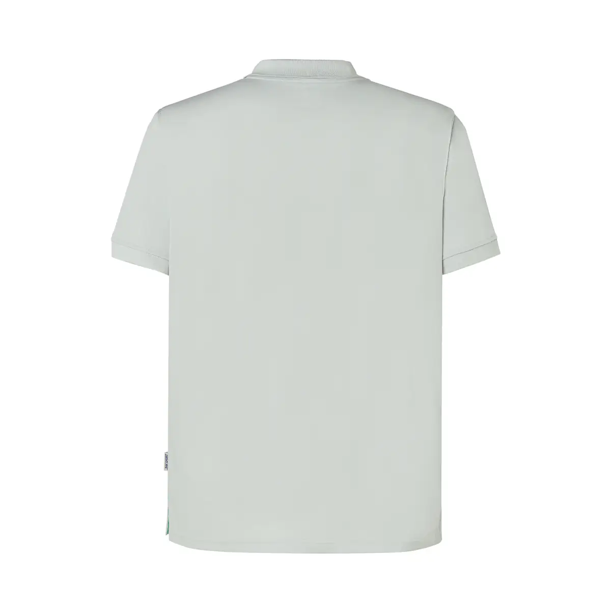 Polo deportivo piqué hombre JHK SPHEAVYMEN 19 Polo JHK SPHEAVYMEN en plata y verde atlantis, vista trasera