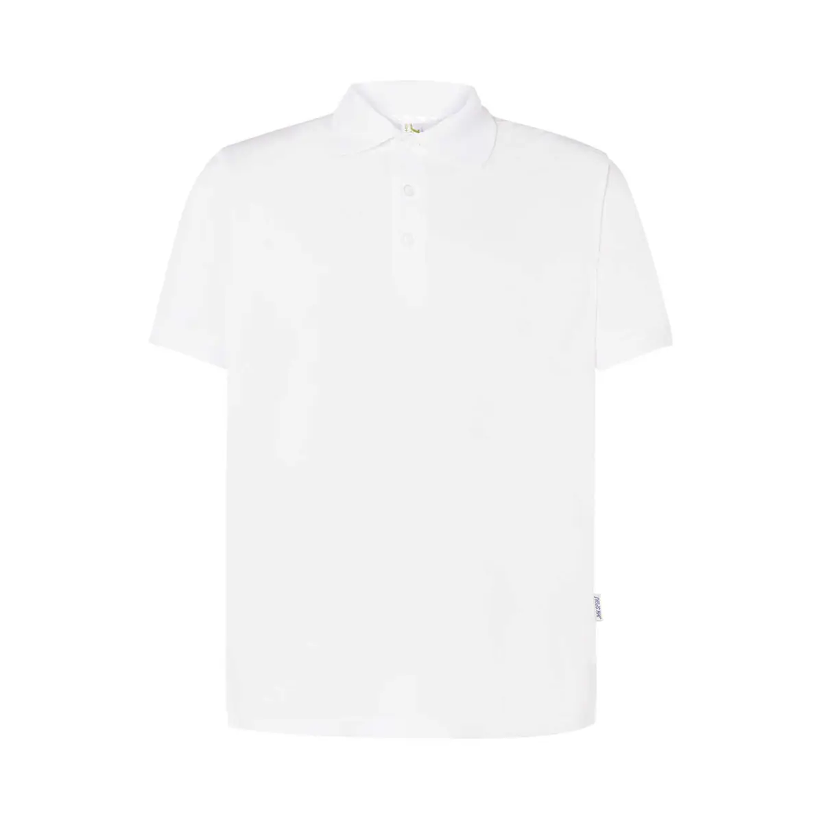 Polo deportivo piqué hombre JHK SPHEAVYMEN 23 Polo JHK SPHEAVYMEN en blanco, vista frontal