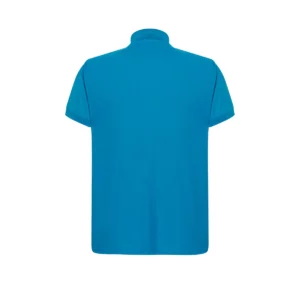 Polo JHK SPORTPIQUE en aqua, vista trasera