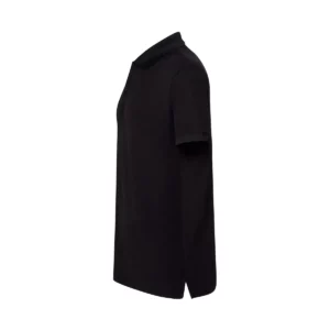 Polo JHK SPORTPIQUE en negro, vista lateral