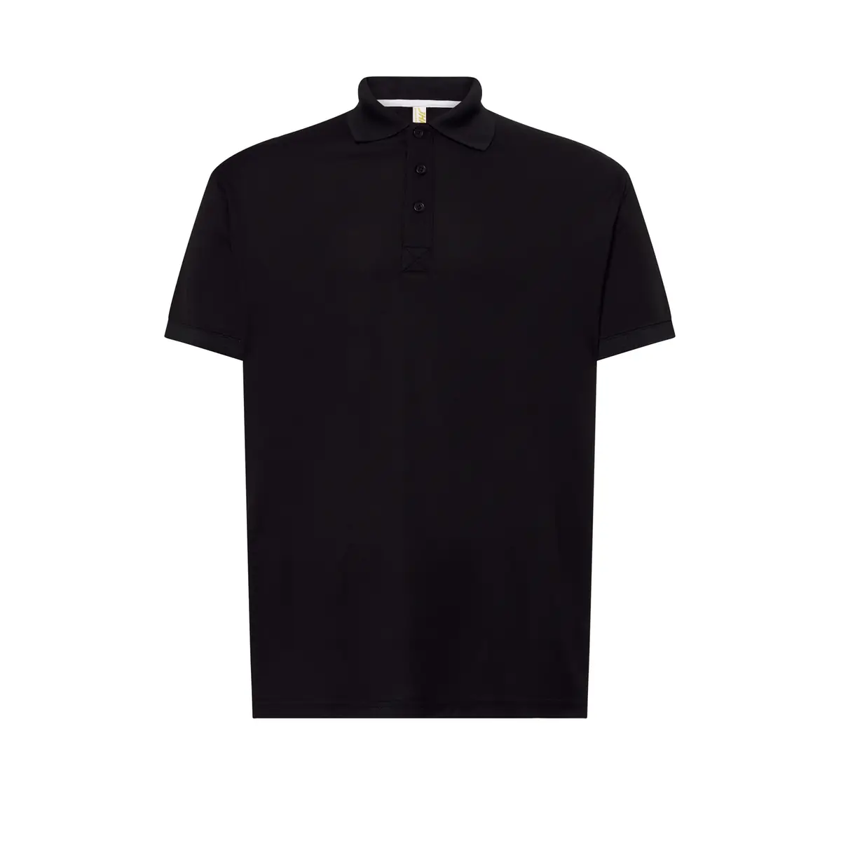 Polo deportivo hombre JHK SPORTPIQUE 5 Polo JHK SPORTPIQUE en negro, vista frontal