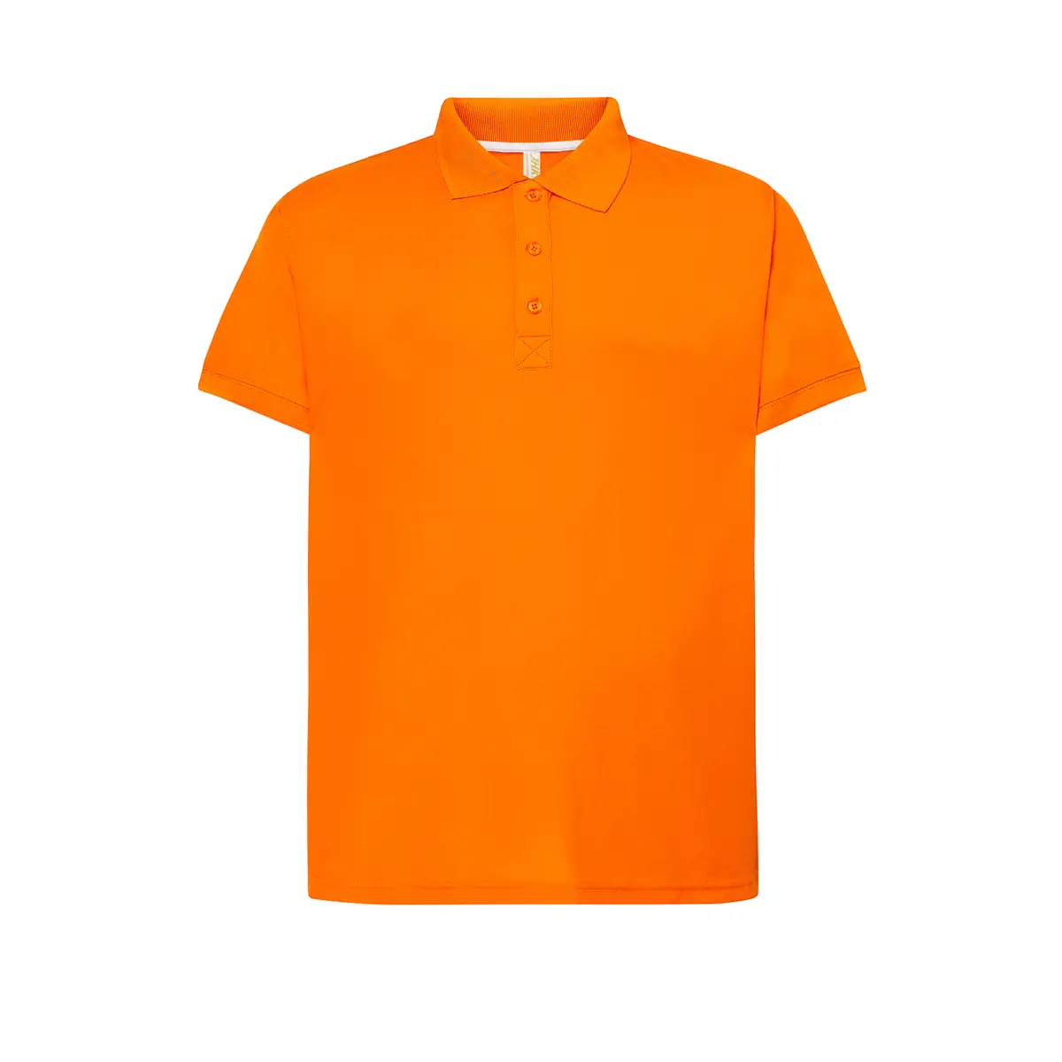 Polo deportivo hombre JHK SPORTPIQUE 14 Polo JHK SPORTPIQUE en naranja, vista frontal