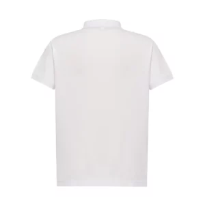 Polo JHK SPORTPIQUE en blanco, vista trasera