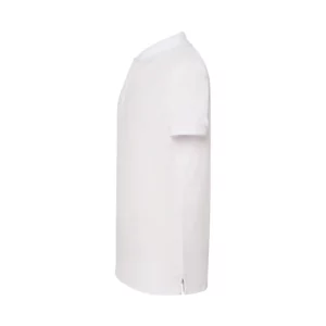 Polo JHK SPORTPIQUE en blanco, vista lateral