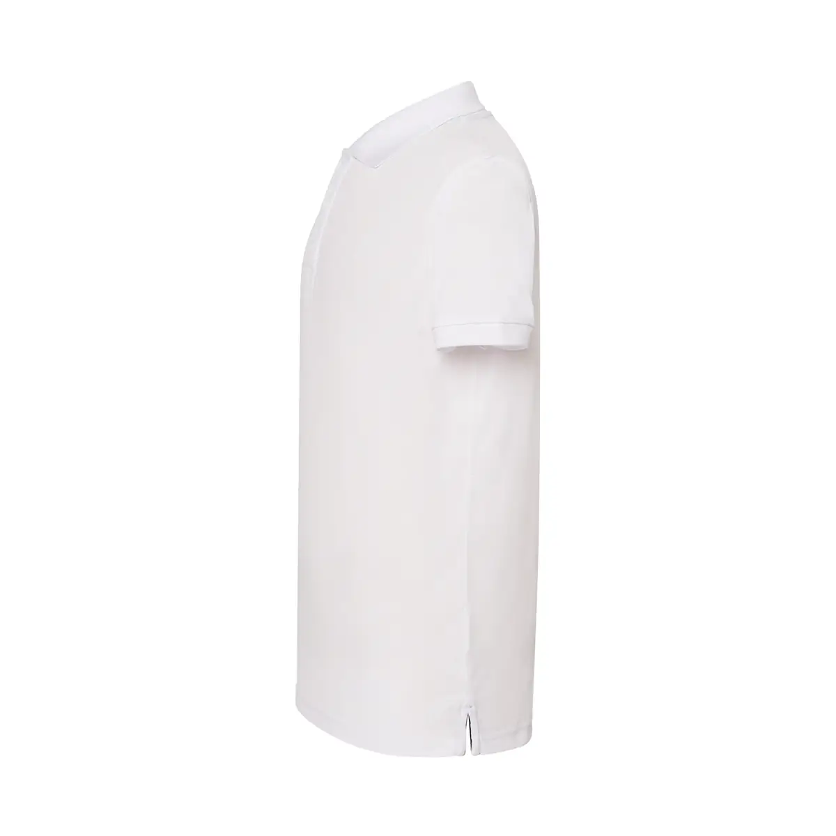 Polo deportivo hombre JHK SPORTPIQUE 24 Polo JHK SPORTPIQUE en blanco, vista lateral