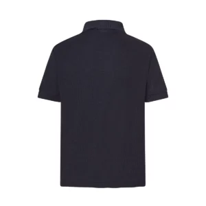Polo infantil JHK SPORTPQKID en azul marino, vista trasera