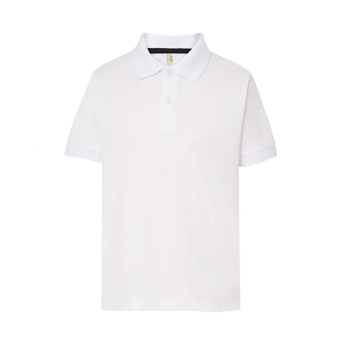 Polo deportivo infantil JHK SPORTPQKID 11 Polo infantil JHK SPORTPQKID en blanco, vista frontal