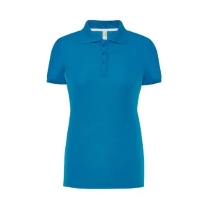 Polo JHK SPORTPQLADY en aqua, vista frontal