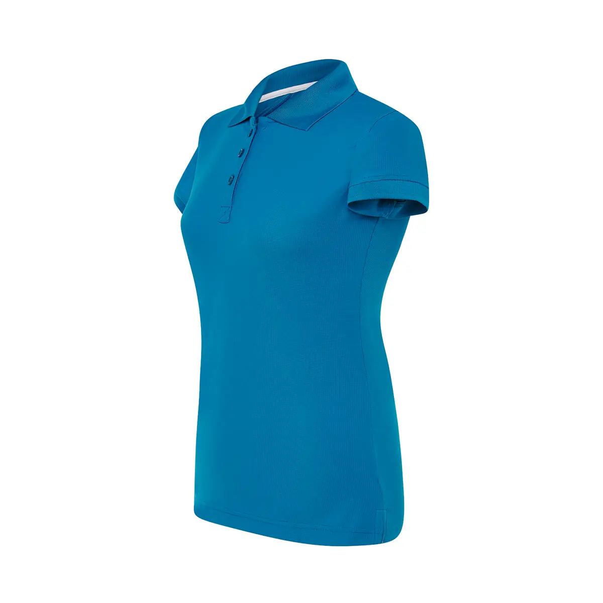 Polo deportivo mujer JHK SPORTPQLADY 3 Polo JHK SPORTPQLADY en aqua, vista lateral