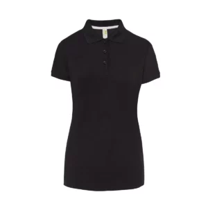 Polo JHK SPORTPQLADY en negro, vista frontal