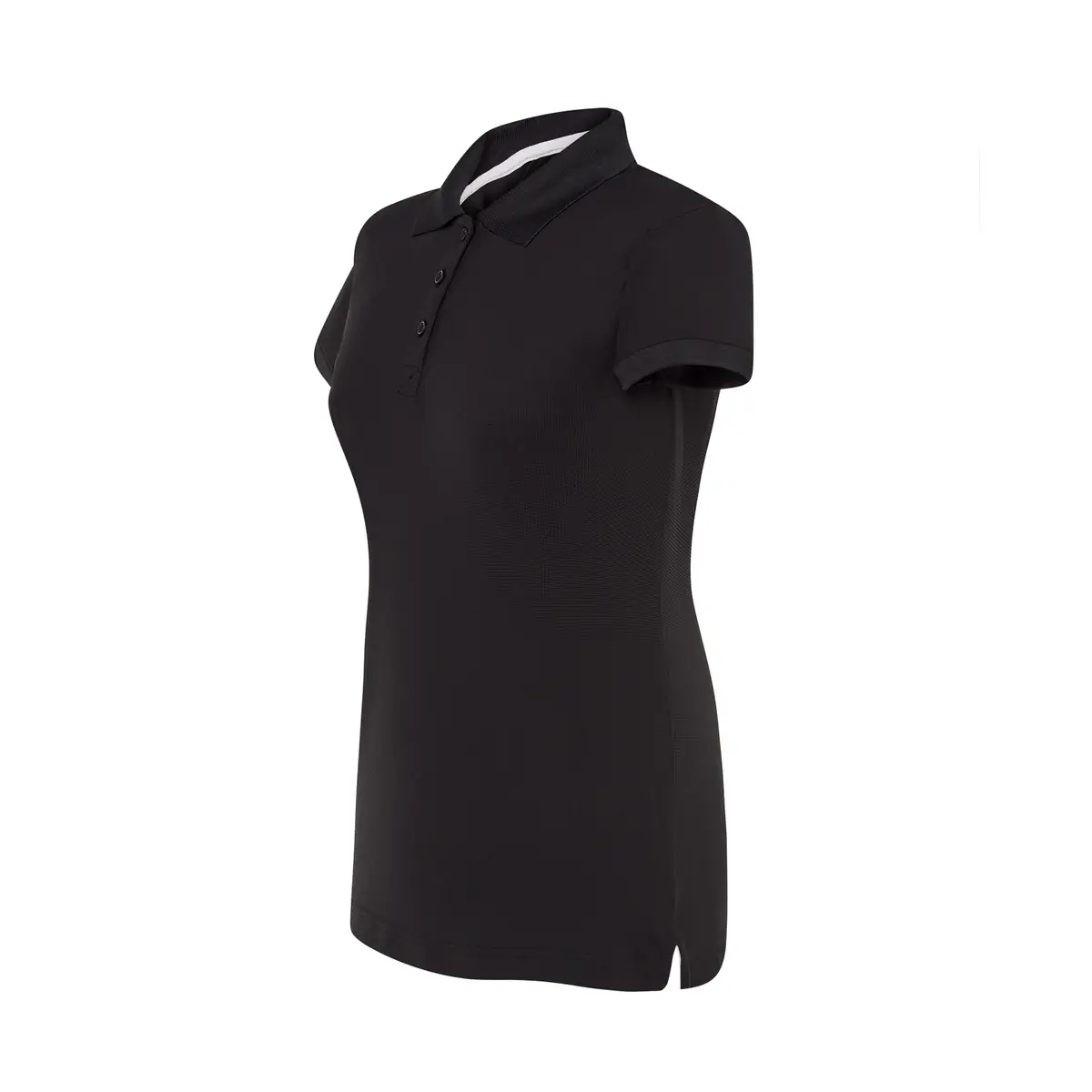 Polo deportivo mujer JHK SPORTPQLADY 6 Polo JHK SPORTPQLADY en negro, vista lateral