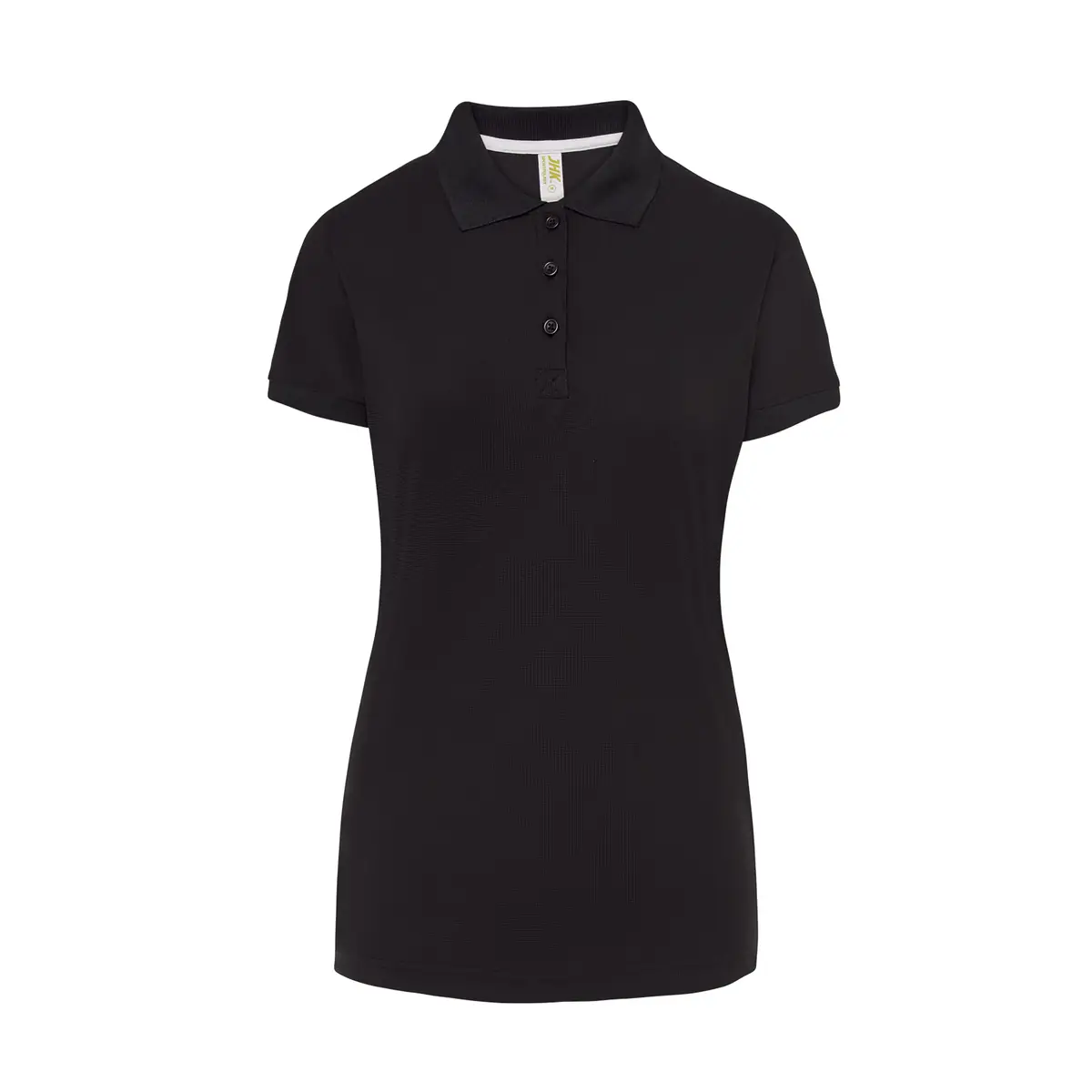 Polo deportivo mujer JHK SPORTPQLADY 5 Polo JHK SPORTPQLADY en negro, vista frontal