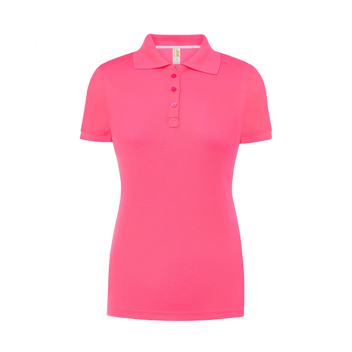 Polo deportivo mujer JHK SPORTPQLADY 8 Polo JHK SPORTPQLADY en fucsia flúor, vista frontal