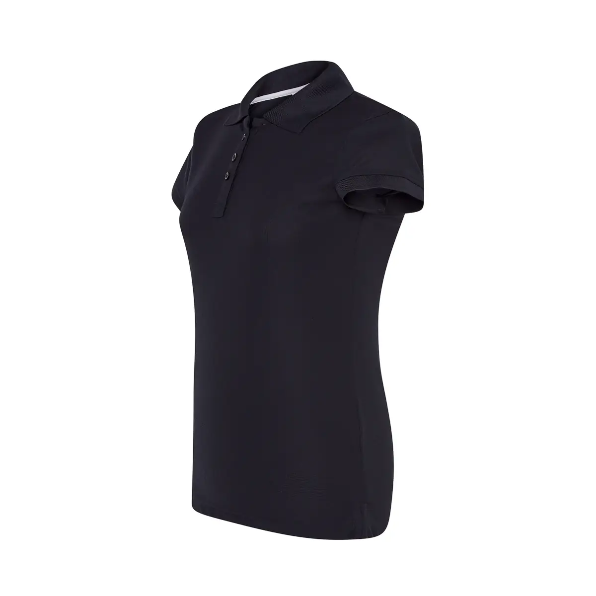 Polo deportivo mujer JHK SPORTPQLADY 12 Polo JHK SPORTPQLADY en azul marino, vista lateral