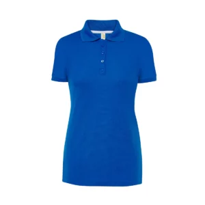 Polo JHK SPORTPQLADY en azul royal, vista frontal
