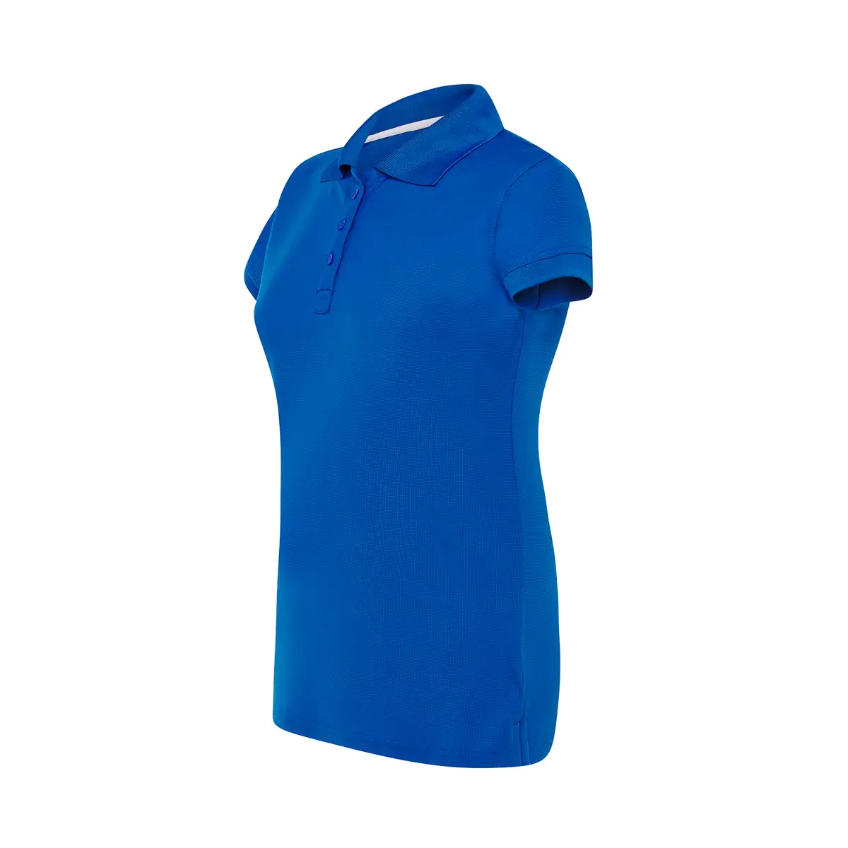 Polo deportivo mujer JHK SPORTPQLADY 15 Polo JHK SPORTPQLADY en azul royal, vista lateral