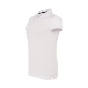Polo JHK SPORTPQLADY en blanco, vista lateral