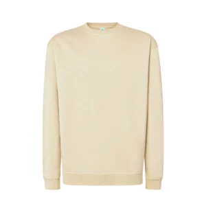 Sudadera JHK SWCR240 en Butter cream, vista frontal