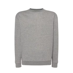 Sudadera JHK SWCR240 en Grey melange, vista frontal