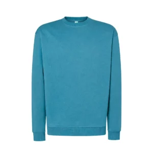 Sudadera JHK SWCR240 en Petrol blue, vista frontal