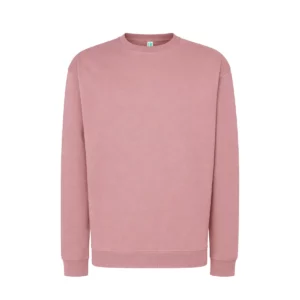 Sudadera JHK SWCR240 en Pink vintage, vista frontal
