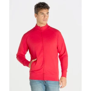 Sudadera JHK SWFUZIP240, vista frontal con persona