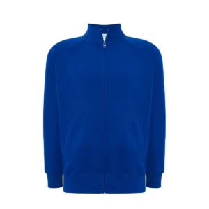 Sudadera JHK SWFUZIP240 en Royal blue, vista frontal