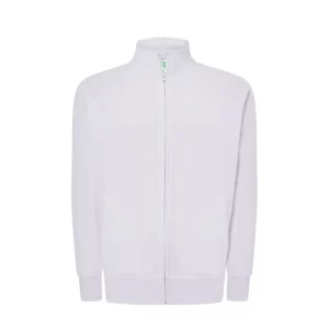 Sudadera JHK SWFUZIP240 en White, vista frontal