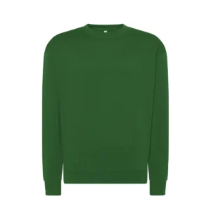 Sudadera JHK SWRA290 en Bottle green, vista frontal