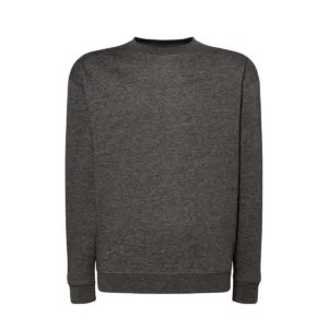 Sudadera JHK SWRA290 en Charcoal heather, vista frontal