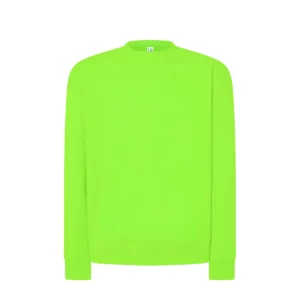 Sudadera JHK SWRA290 en Lime fluor, vista frontal