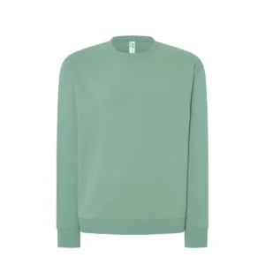 Sudadera JHK SWRA290 en Moss green, vista frontal