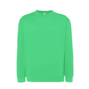 Sudadera JHK SWRA290 en Spring green, vista frontal