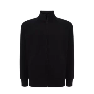 Sudadera JHK SWRAFUZIP en Black, vista frontal