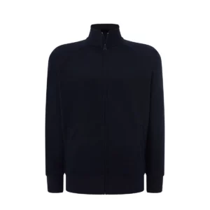 Sudadera JHK SWRAFUZIP en Navy, vista frontal