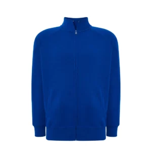Sudadera JHK SWRAFUZIP en Royal blue, vista frontal