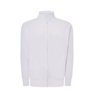 Sudadera JHK SWRAFUZIP en White, vista frontal