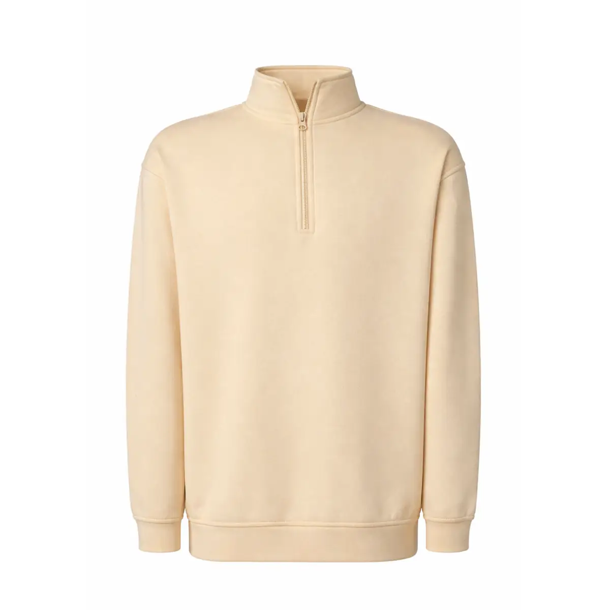 Sudadera JHK SWRAZIP 4 Sudadera JHK SWRAZIP en Butter cream, vista frontal