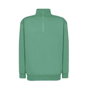 Sudadera JHK SWRAZIP en Moss green, vista frontal