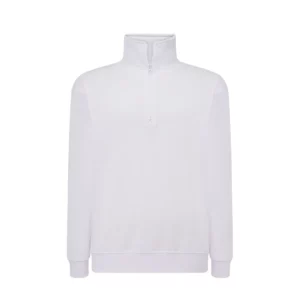 Sudadera JHK SWRAZIP en White, vista frontal
