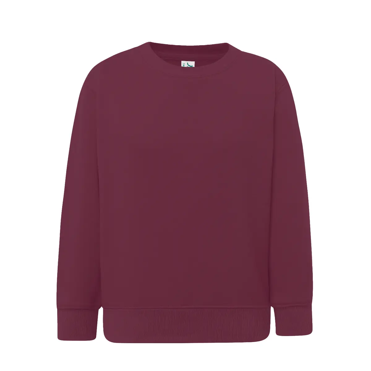 Sudadera JHK SWRK290 6 Sudadera JHK SWRK290 en Burgundy, vista frontal