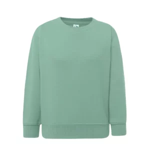 Sudadera JHK SWRK290 en Moss green, vista frontal