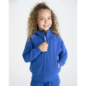 Sudadera JHK SWRKFUZIP, vista frontal con persona