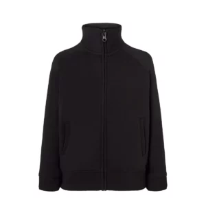 Sudadera JHK SWRKFUZIP en Black, vista frontal