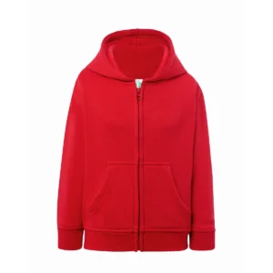 Sudadera JHK SWRKHOOD240 en Red, vista frontal