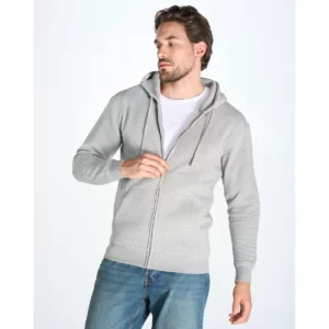 Sudadera JHK SWUAHOOD240, vista frontal con persona