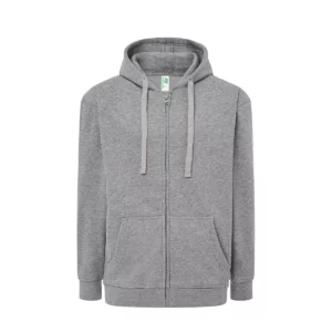 Sudadera JHK SWUAHOOD240 en Grey melange, vista frontal