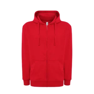 Sudadera JHK SWUAHOOD240 en Red, vista frontal
