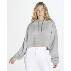 Sudadera JHK SWULCROP, vista frontal con persona