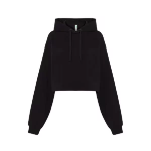 Sudadera JHK SWULCROP en Black, vista frontal